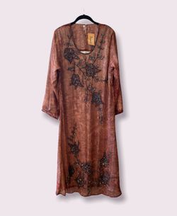 Moroccan Style Rayon Kaftan Size S