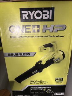 ONE+ HP 18V Brushless Whisper Series 130 MPH 450 CFM Cordless Battery Leaf Blower (Tool Only) 