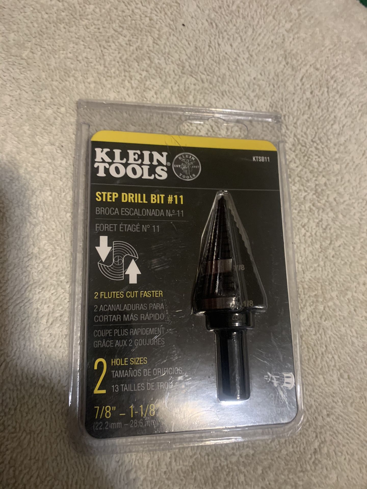 Klein Tools Step Drill Bit #11