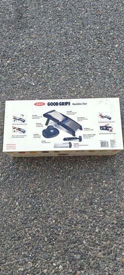 OXO Good Grips Mandoline Slicer packaged in its original box.