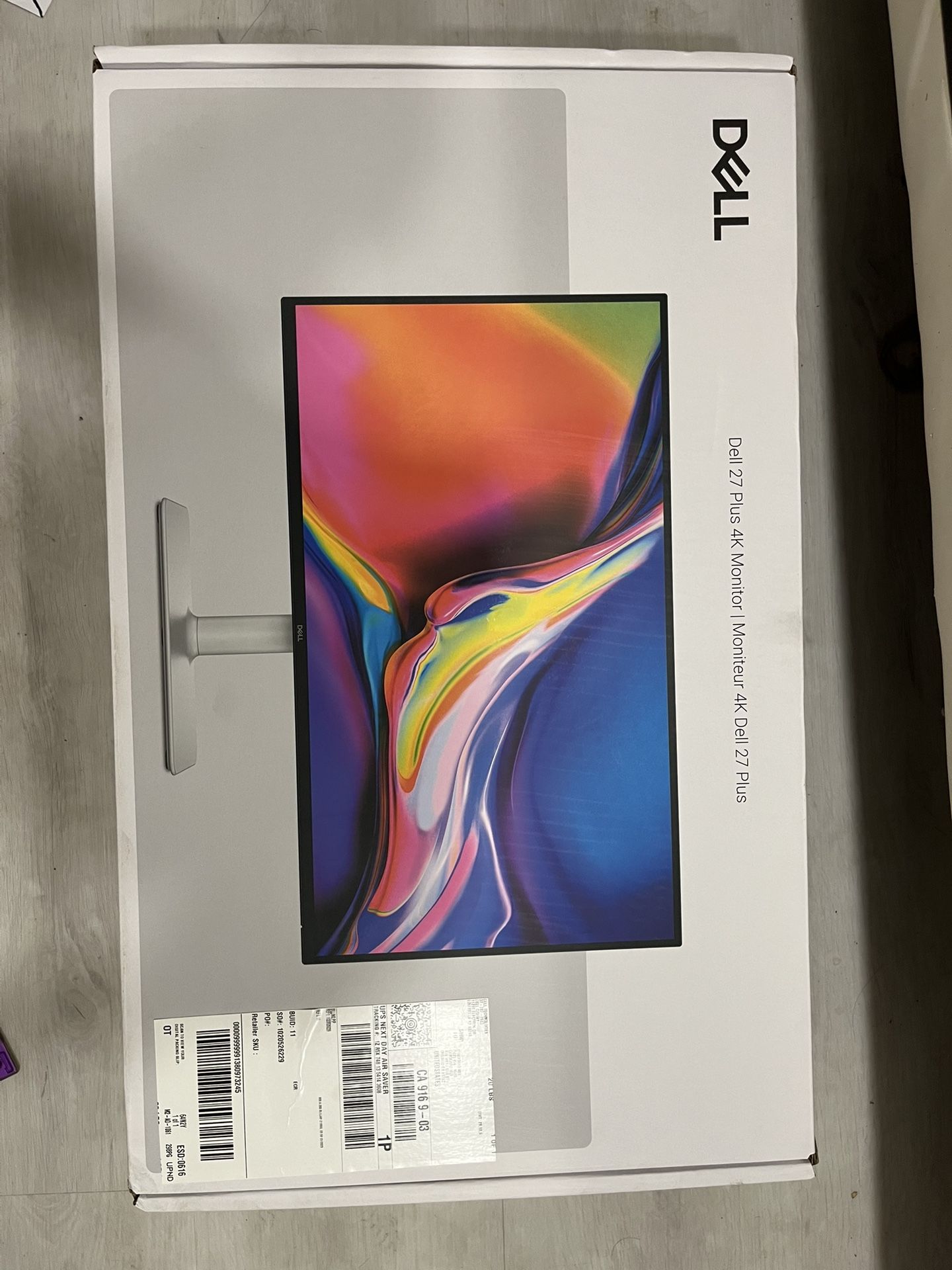 new with receipt and warranty Dell 27 Plus 4K Monitor - S2725QS