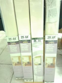 4 New Roman Window Cloth Shades 