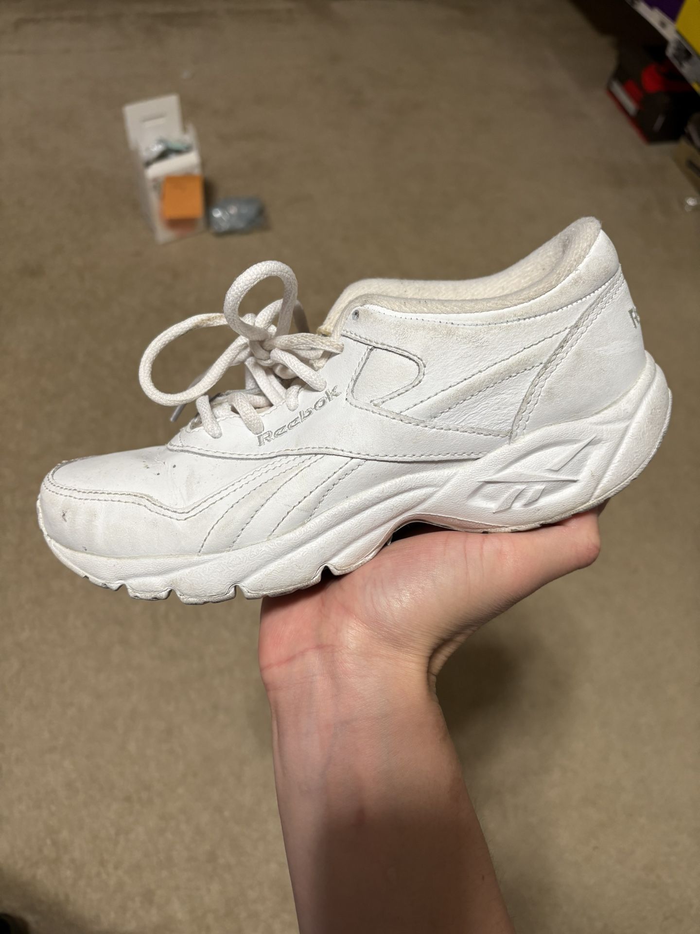 Size 6.5 women’s - White Reebok Sneakers