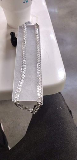 100grams Silver Cuban Link Necklace