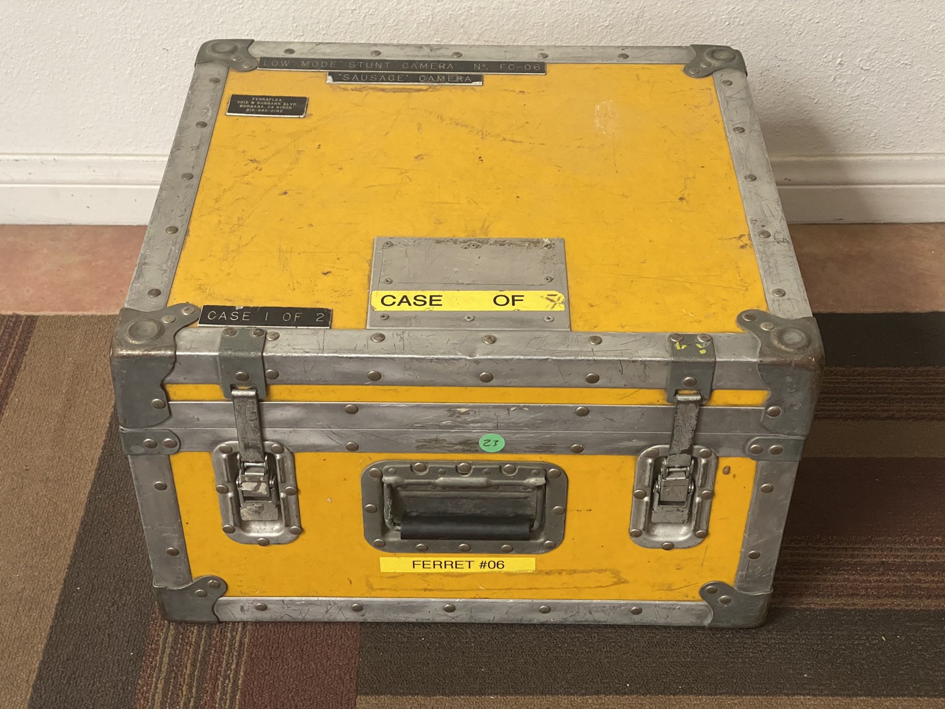 FerraFlex “Sausage Cam” Heavy Duty Case (Yellow Case Only)