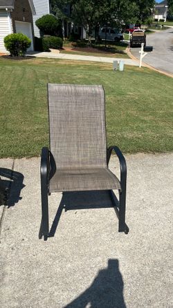 Stackable rocking lawn chairs