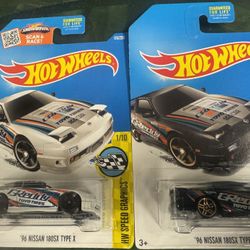 Hot Wheels ‘96 Nissan 180sx (Pair)