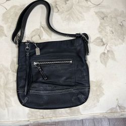 Coach Leather Black Bag  Legacy Style 1415 Vintage 2004