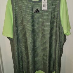 Men's Adidas Tennis Pro Mesh Layering  T Shirt. NWT Size XXL. NWT 