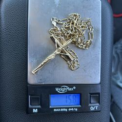 10k Gold Figaro Chain 