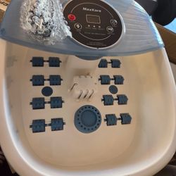 Foot Spa Massager With Full Roller Heat And Bubbles