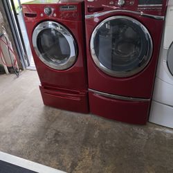Whirlpool Washer With LG Gas Dryer Good Condition We Delivery 