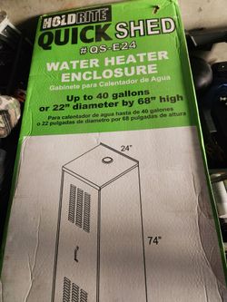 Enclosure water heater