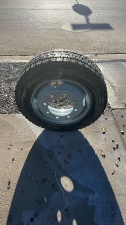 Rim And Brand New Tire