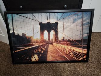 Brooklyn Bridge Picture and Frame (31"x46")