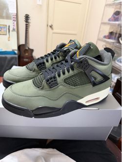 Size 11.5 - Undefeated x Air Jordan 4 Retro 2025 Green - New