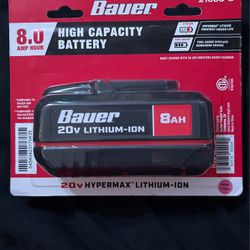Bauer 8.0Amp Hour High Capacity Battery