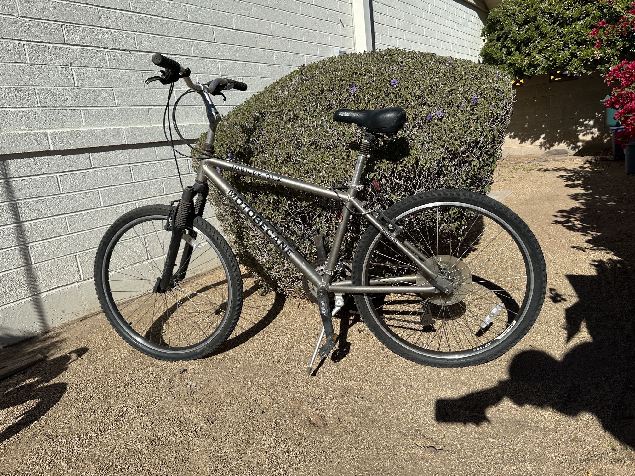Silver Motobecane Mountain Bike