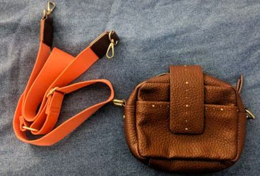 Brown Leather Crossbody Bag