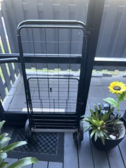 Large heavy duty sturdy folding cart