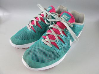 Nike Air Max Fusion Sneakers Teal Pink Low Top 555161-300 Women Size 6.5