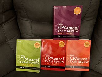 Wiley CPAexcel 2018 Exam Review Study Guides Set of 4