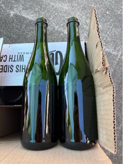Empty and Unused Wine Bottles - 12 Total