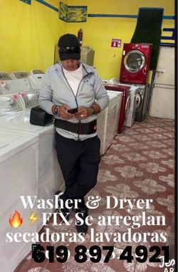 Washer and dryer (Repair man ) Lavadora secadora