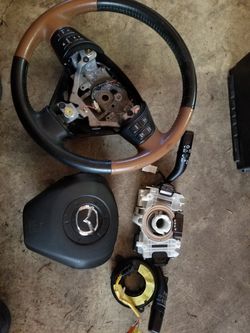 Rx8 steering wheel and all components