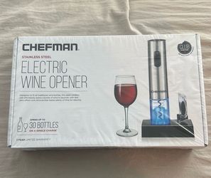 Stainless steel electric wine opener