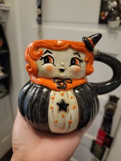 Johanna Parker  Halloween witch mug