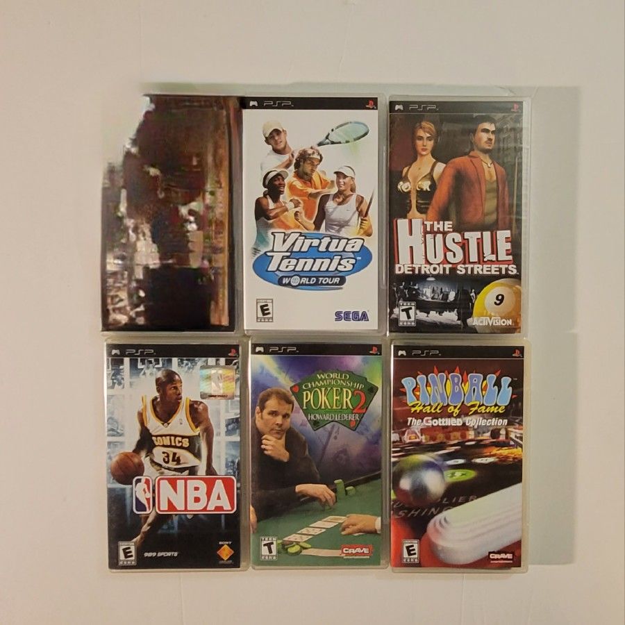 UMD: Sony PSP (2005) Five (5) Games with Cases