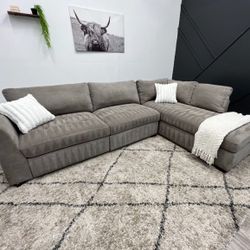 Gray Sectional Couch - Free Delivery 