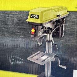 RYOBI 10 in. 5 Speed Drill Press with EXACTLINE Laser Alignment System