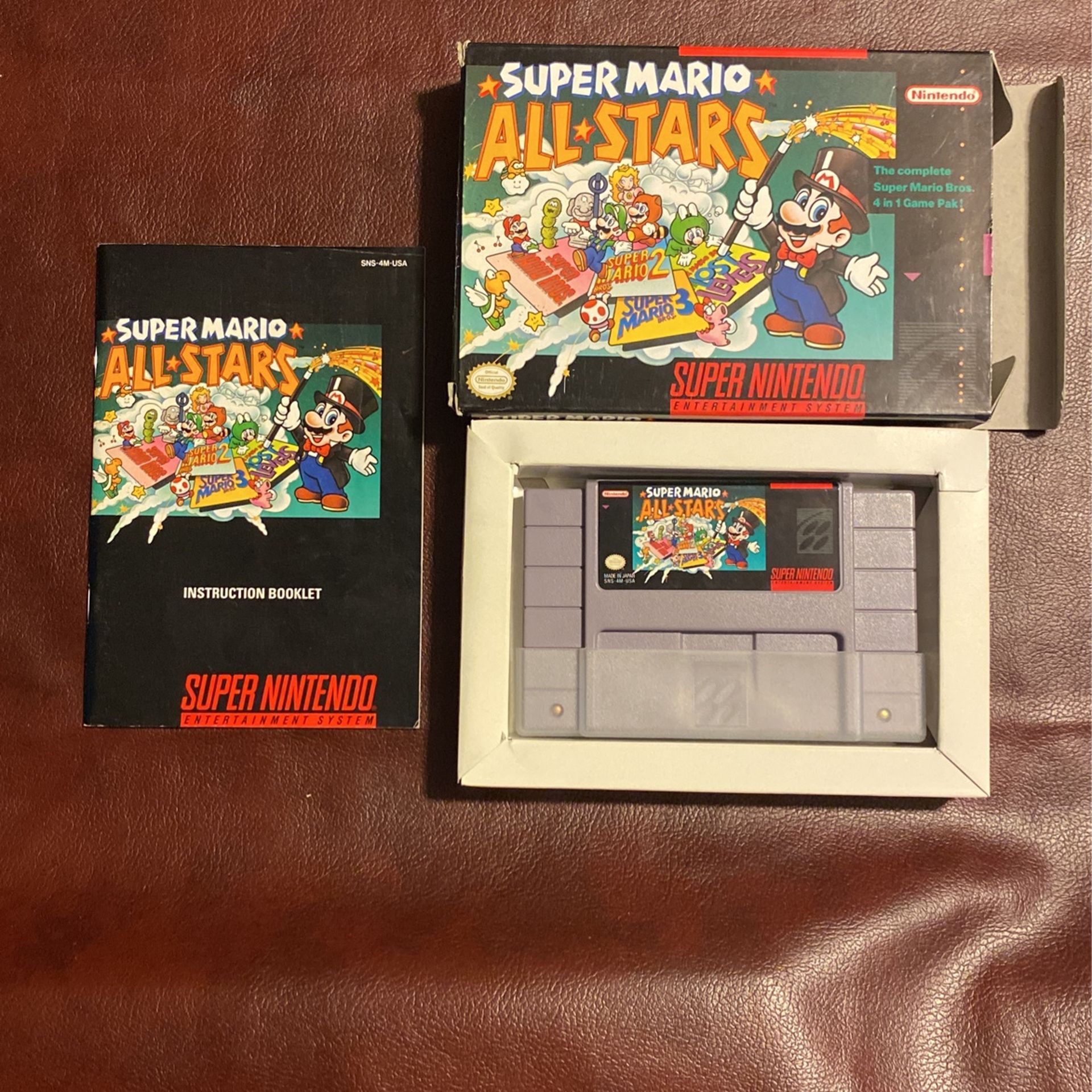 Super Mario All-Stars Super Nintendo 