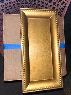 Gold tray