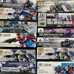 Gundam model Kits New $20 Each 