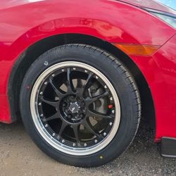 17x7.5 Revolution Rims And Tires 235/45/17 Ferentino 