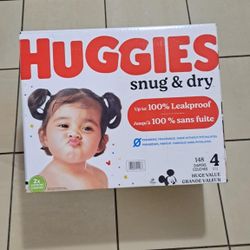 HUGGIES SIZE 4  148 COUNT