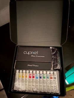 Cupixel Mini Canvases & Metal Frame Art Set