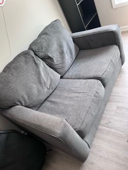 Grey Loveseat