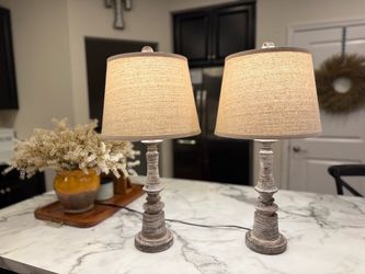 Set of 2 Farmhouse Table Lamps