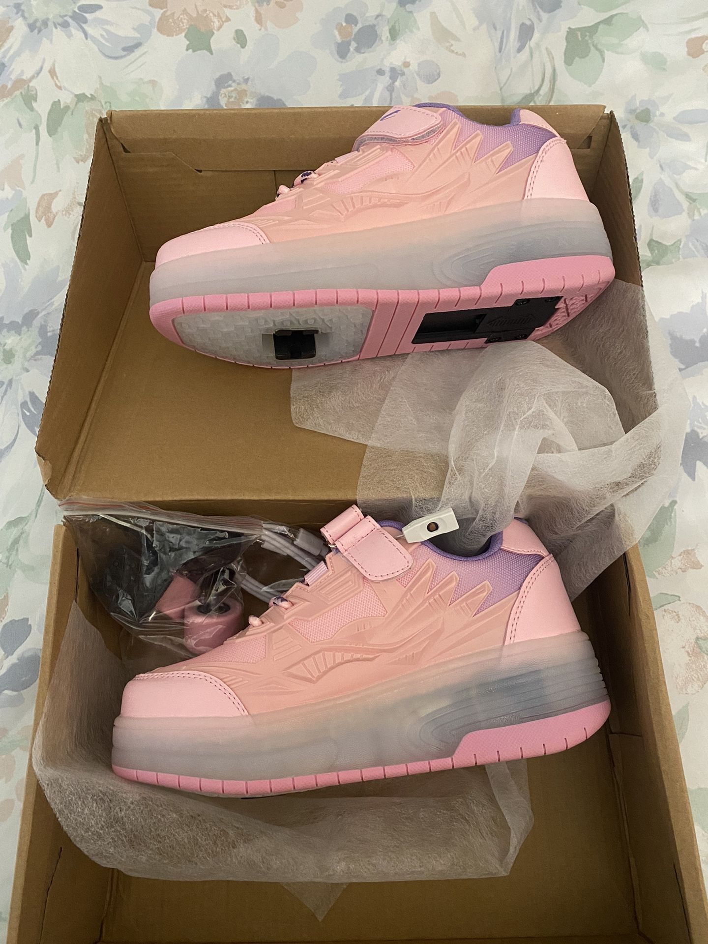 Brand New Pink Wheelies Sneakers