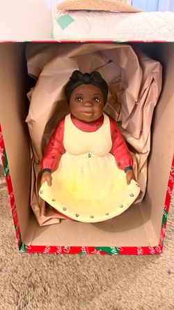Ceramic Aunt Jemima in Red Dress
