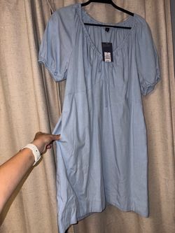 Blue dress