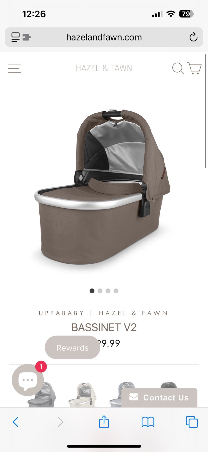 Uppababy Bassinet V3, like NEW