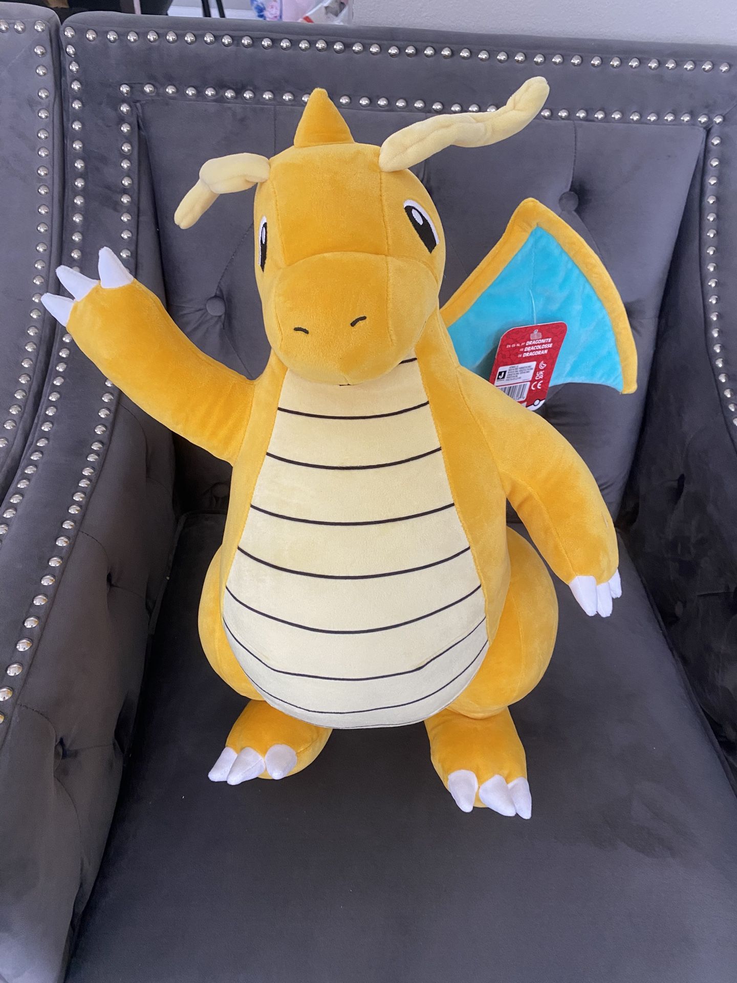 Pokemon 24” Dragonite Jazware Plushie