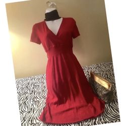 Valentine red shimmer dress