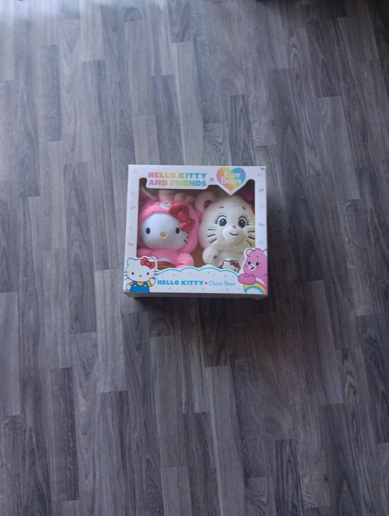 Hello Kitty And Friends × Care Bears Plushies