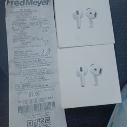 AIRPOD 4s  two pair for $140